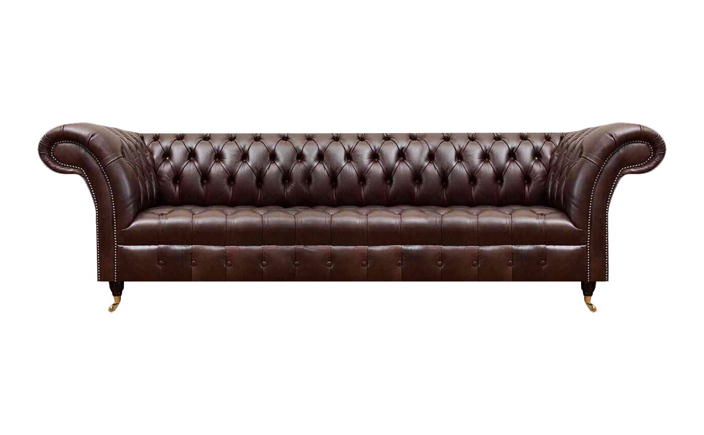 Modernes Kunstleder Sofa Designer Wohnzimmer Viersitzer Polstercouch