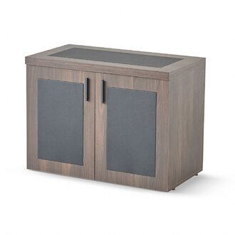 Braun-Schwarzes Sideboard Designer Arbeitszimmer Kommode Aktenschrank