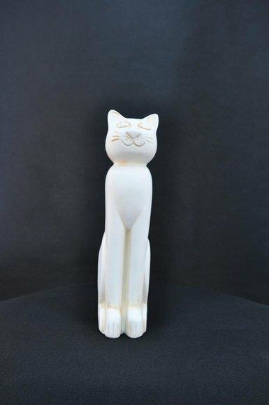 42cm XXL Design Katze Dekoration Figur Skulptur Acryl Deko Statue Figuren Sofort