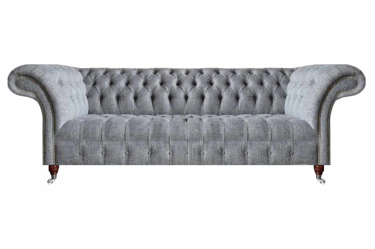 Sofa Dreisitze Couch Design Sitz Möbel Chesterfield Modern Wohnzimmer