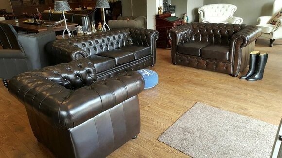 Sofagarnitur 3+2+1 Chesterfield Garnitur Couch Sofa Polster Italienische