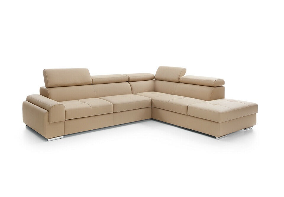 Ecksofa L-form Garnitur Eckcouch mit Bettkasten Sofa Wohnlandschaft