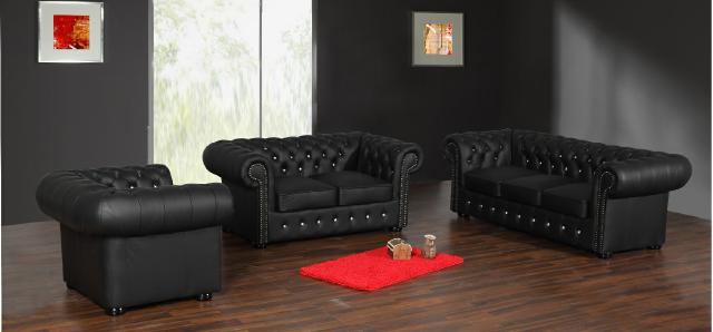 Chesterfield Ledersofa Sofagarnitur 321 Sofa Couch Garnitur Couchen Sofas Sofort