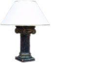 Antik Stil Büste Leuchte Tischlampe Tischleuchte Lampe Lampen Leuchten