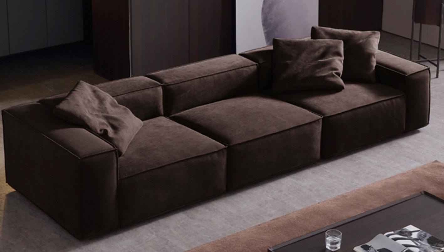 Exklusives Sofa 5-Sitzer Designersofa Wohnzimmersofa für Gästezimmer