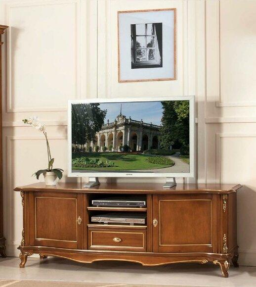 tv Sideboard rtv Wohnzimmer Design Regal Braun Holz Regale Lowboard Italien