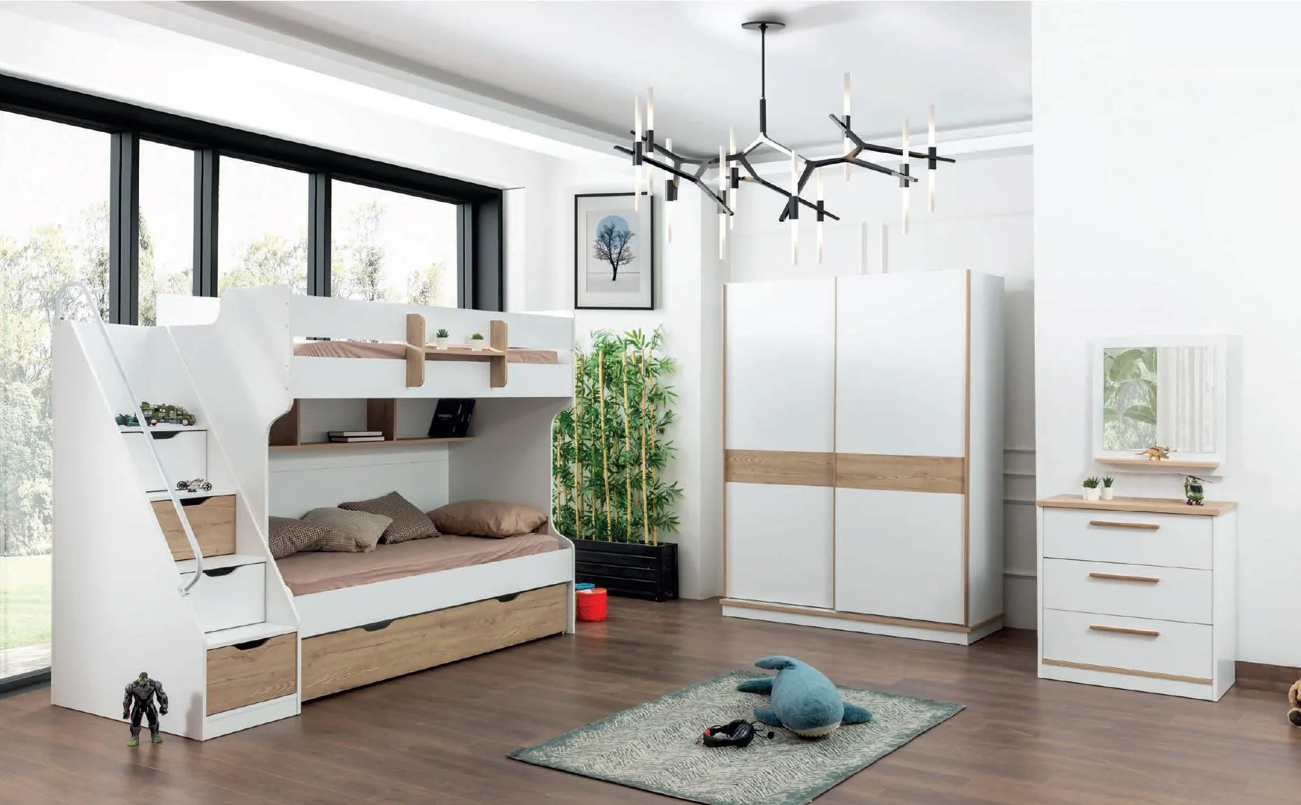 Design Kleiderschrank Schwebetüren Schlafzimmer Schränke Weiß Braun