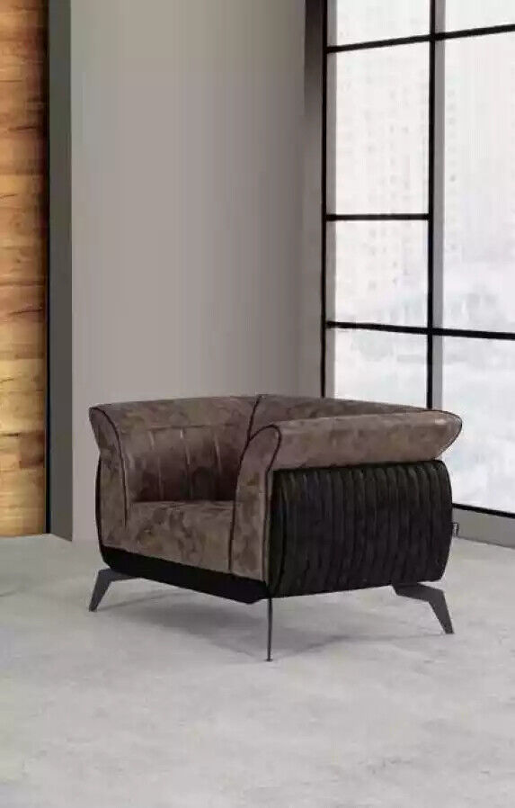 Sessel Designer Polster Stoff Arbeitzimmer Textil Möbel Luxus Sitz Neu