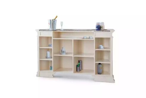 Bartisch Beige Bartheke Barhaus Bartheke Klassischer Stil Bartheke