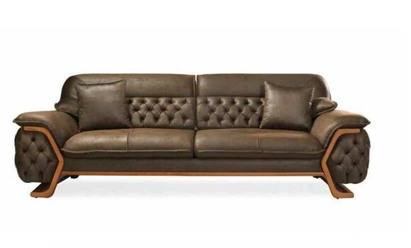 Sofa 3 Sitzer Chesterfield Couch Polster Wohnzimmer Sofas Design Verstellbar