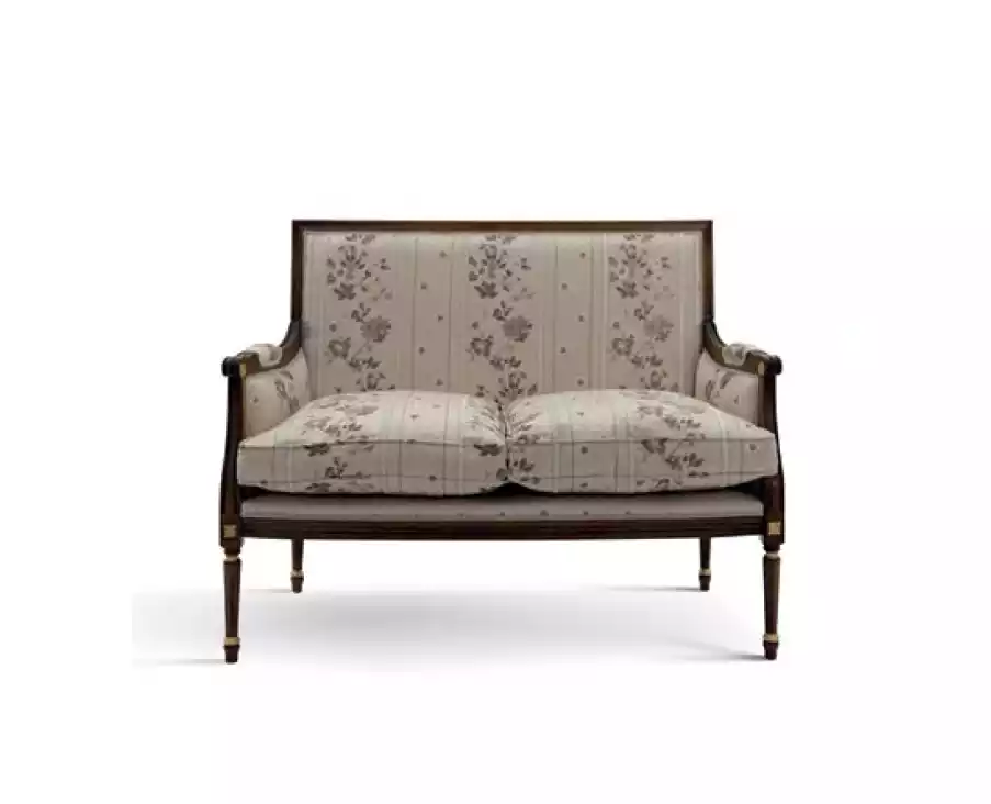 Sofa 2 Sitzer Sofa Polster Design Luxus Stoffsofas Textil Design Couch
