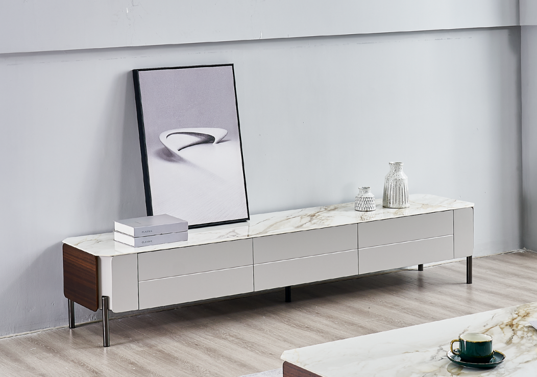 rtv Lowboard tv Ständer Sideboard Holz Modern Weiß Wohnzimmer Neu