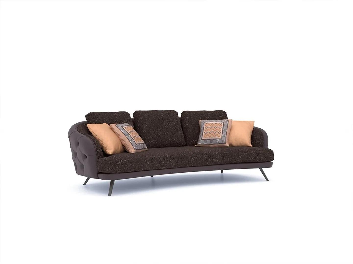 Dreisitzer Sofa Polstermöbel Chesterfield Wohnzimmer Luxus Einrichtung