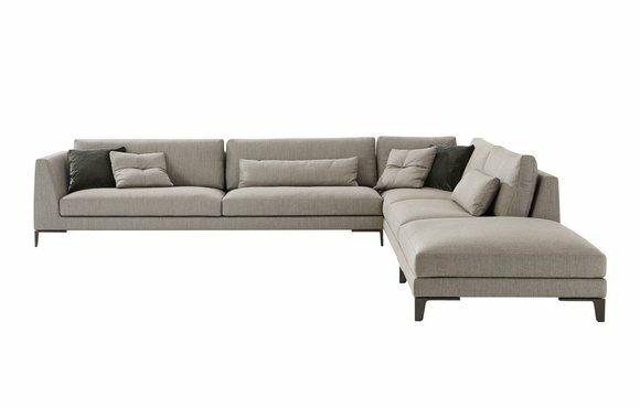 Design Sofa Ecksofa Polster Eckgarnitur Stoff Wohnlandschaft Neu Couch