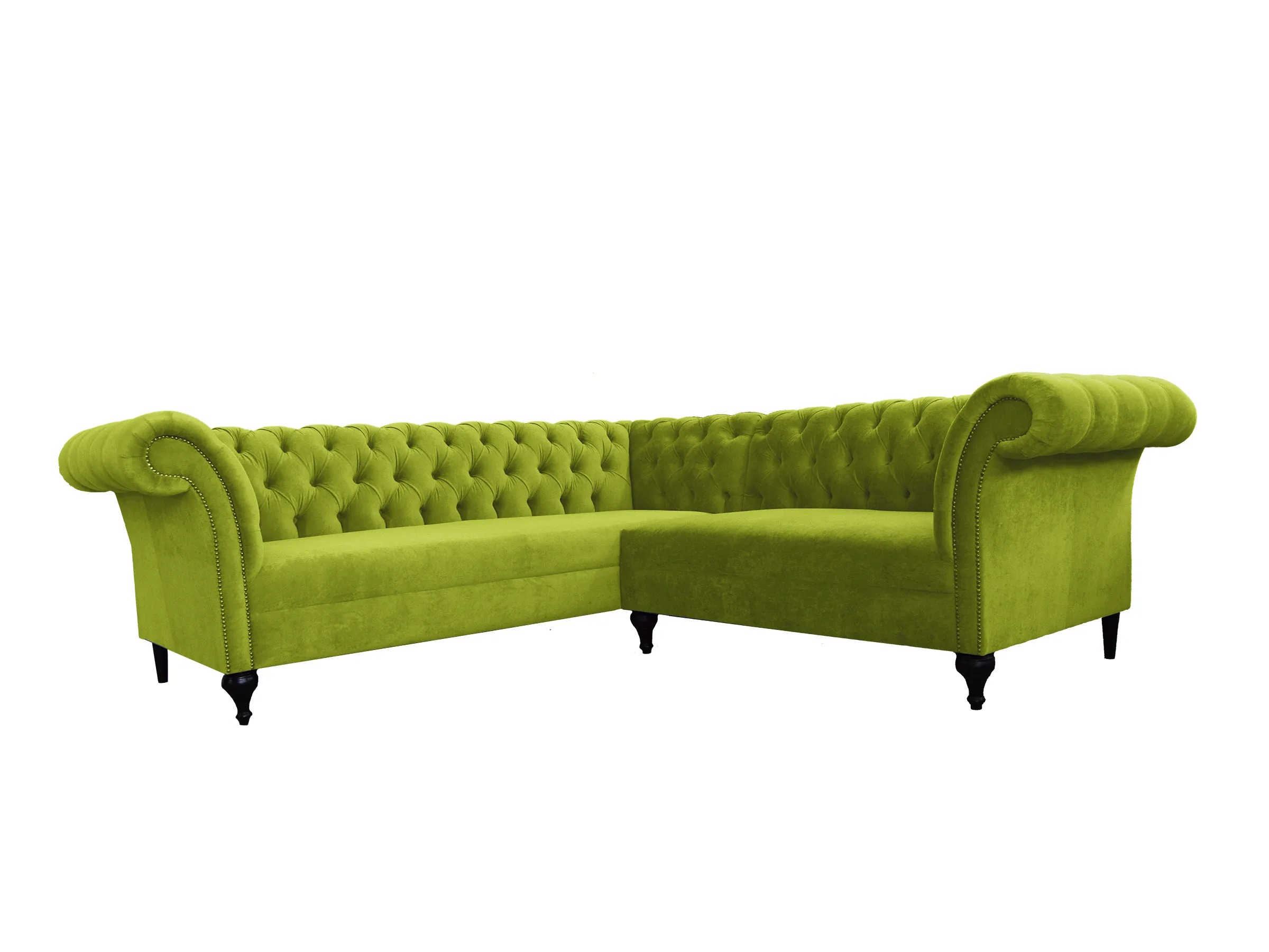 Chesterfield Grünes Polstersofa Design Wohnzimmer Möbel