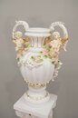 Design Blumen Topf Dekoration XXL Dekorative Vase Vasen Handarbeit Kelch