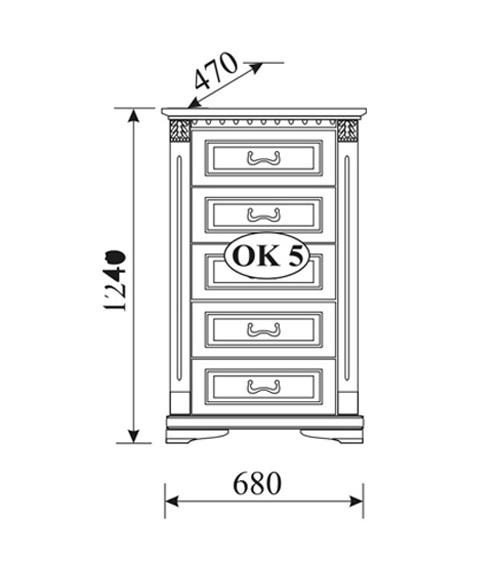 Klassische Kommode Kommoden Schrank Sideboard Massiv Möbel