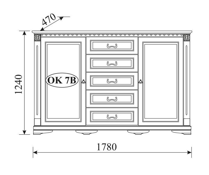 Klassische Kommode Kommoden Schrank Sideboard Massiv Möbel Kolonial