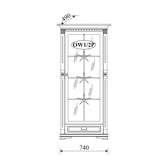 Klassisch Design Vitrine Vitrinenschrank Vitrinen Glasschrank Schrank Kolonial