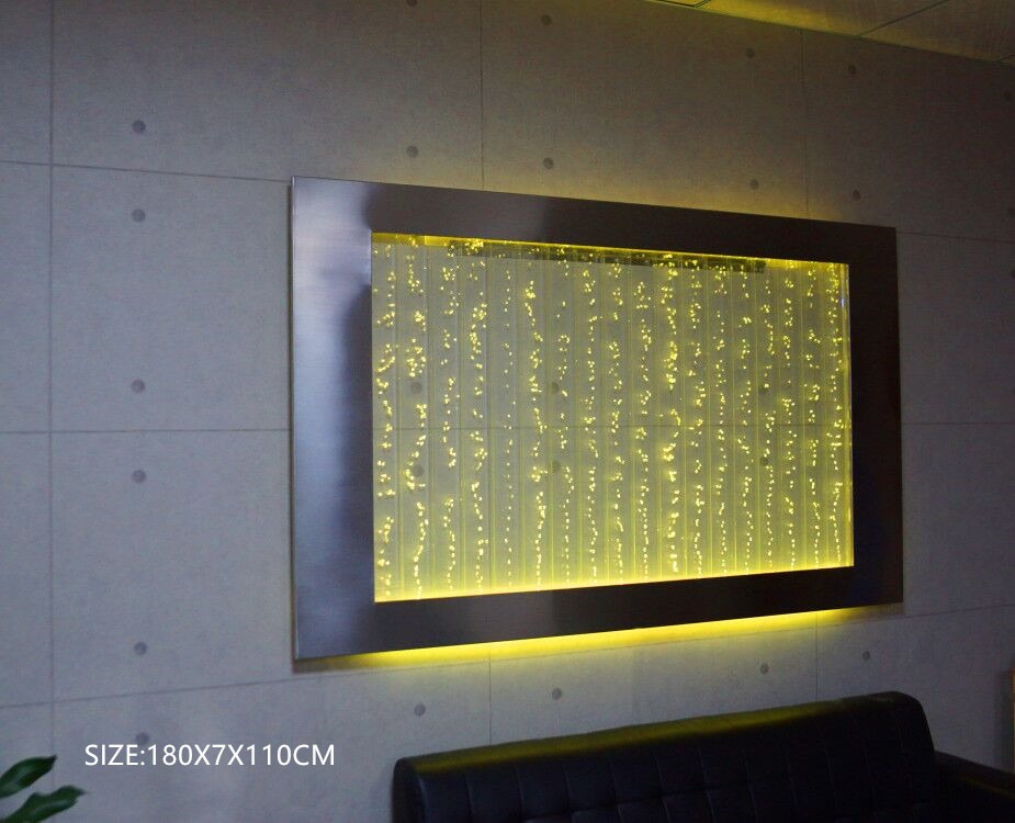 Led Wasswerwand Design Wasser Säulen Wasserfall Bild Wand Auqarium