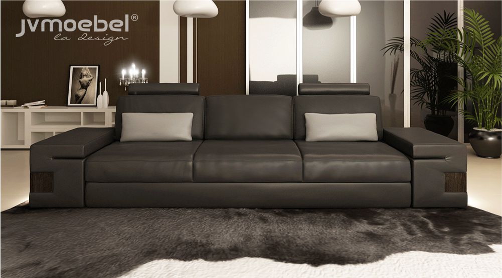 Big Sofas Couchen Textil 3 Sitzplatz Sofa Couch Polser Sitz Dreisitzer Luxus Neu