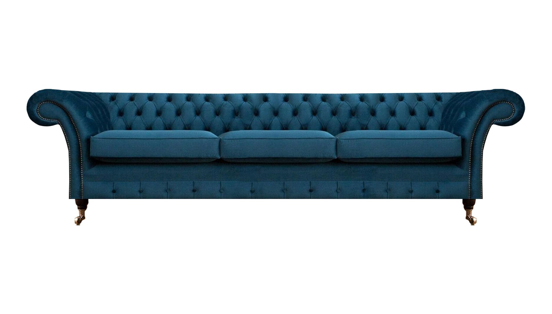 Designer Sofa Dreisitze Couch Wohnzimmer Einrichtung Polstermöbel Textil