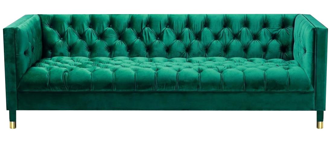 Chesterfield Design Polster Couch Textil Sofa Dreisitze Wohnzimmer Polster Sitz