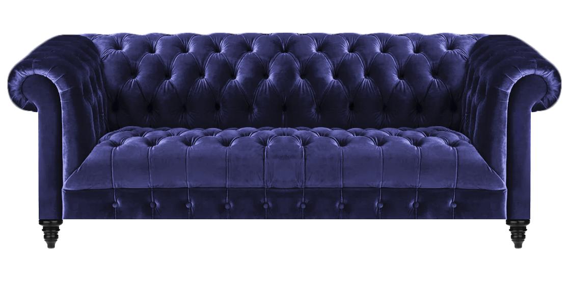 Chesterfield Sofa Dreisitze Neu Couch Einrichtung Wohnzimmer Polster Stoff