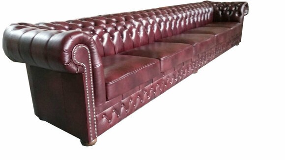 Chesterfield Sofa 8 SITZER XXL Polster Designer Couchen Sofas