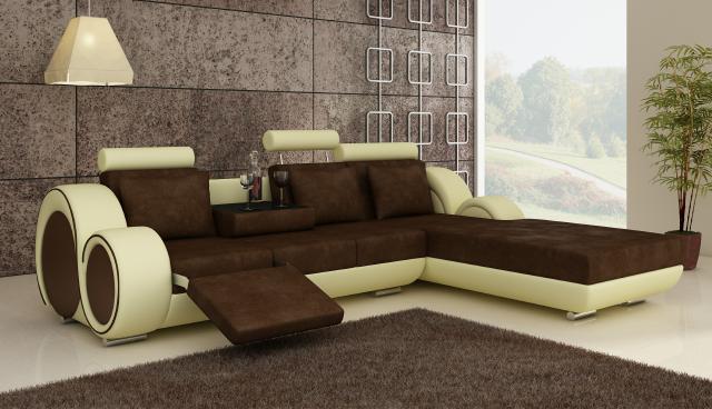 Ecksofa Berlin II L-Form 3-Ot Design TEXTILSOFA