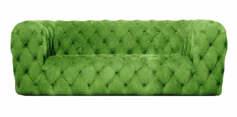 Modern Luxus Sofa Couch Dreisitze Einrichtung Chesterfield Polstersofa