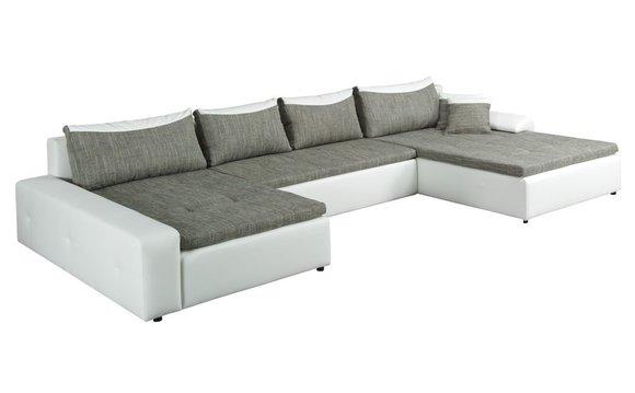 Ecksofa mit Schlaffunktion Model Nagold U-FORM