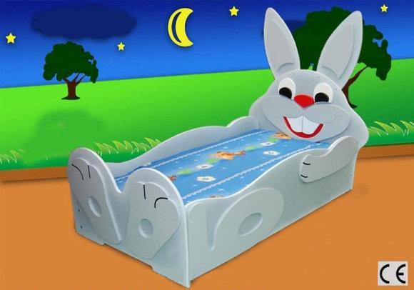 Kinderbett Jugendbett Bett Betten mit Matratze Hase