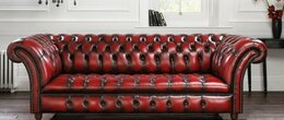 Chesterfield Couch Polster Sofa XXL Big Sofas 3 Sitzer Textil Leder